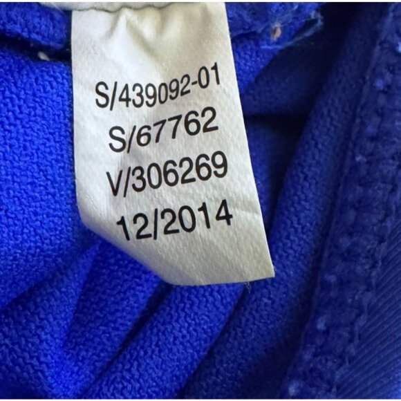 Athleta One Piece Swimsuit 439092 Royal Blue Strappy Athletic Women's Medium M - Picture 9 of 10